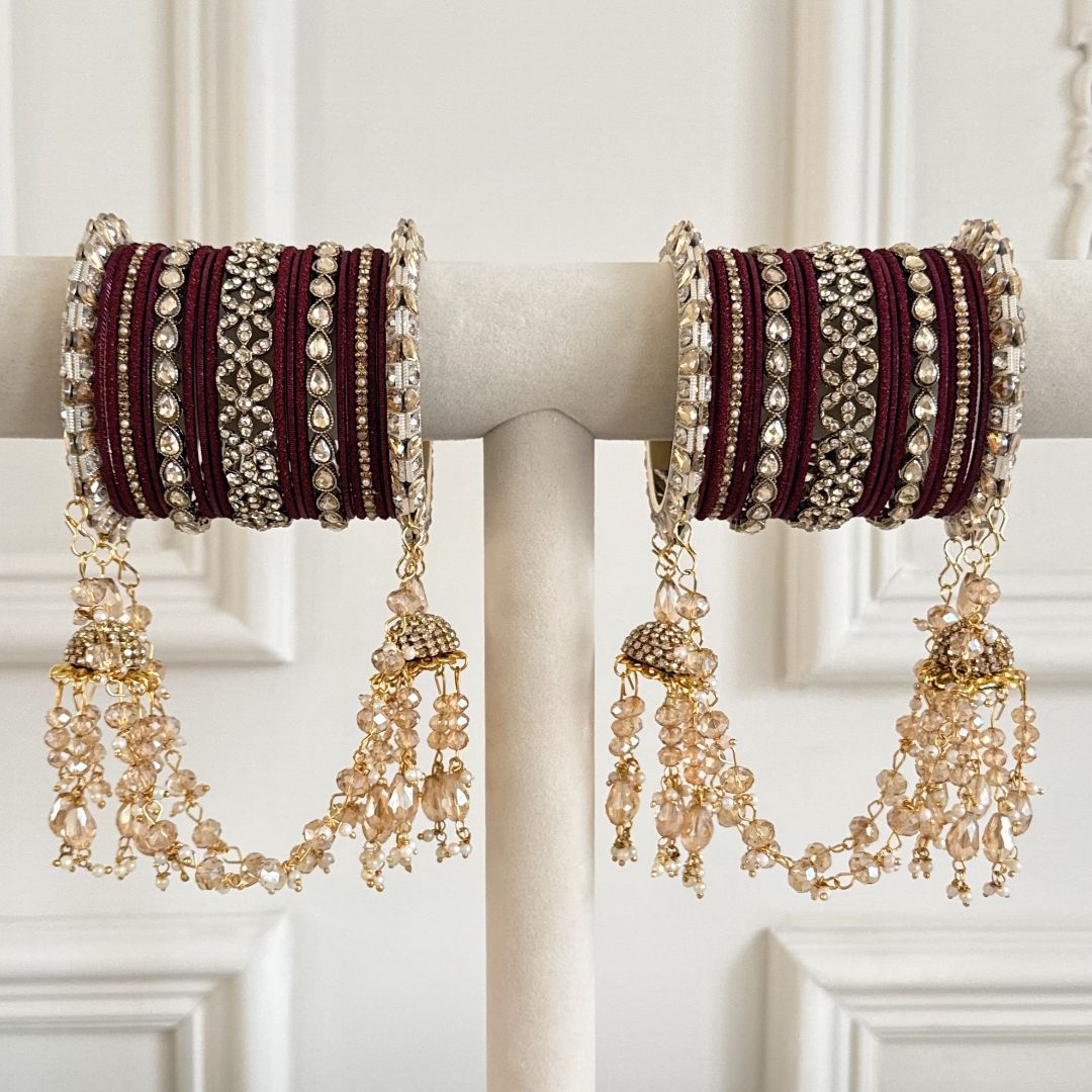 Simran (maroon)