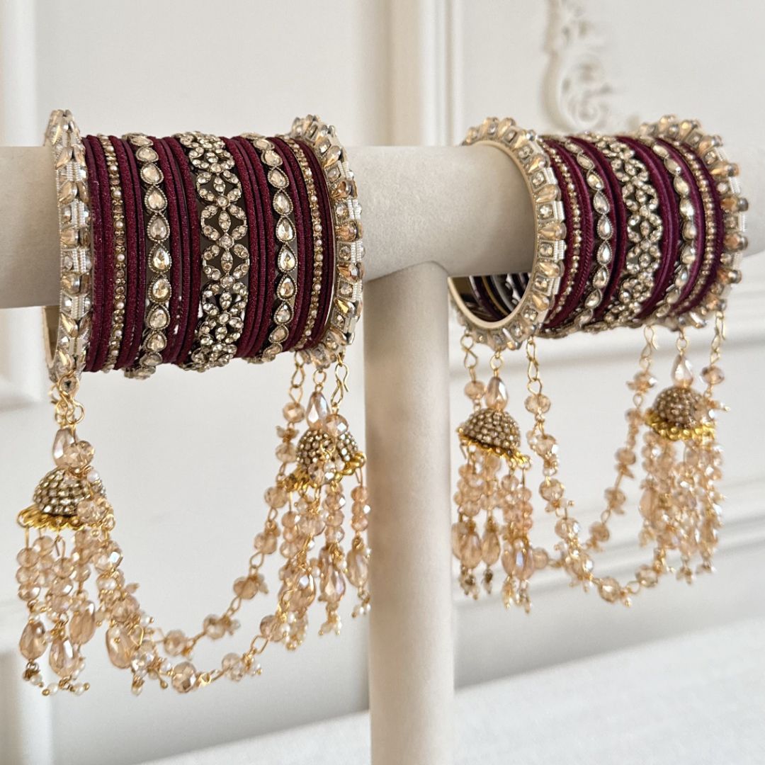 Simran (maroon)