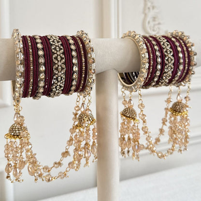 Simran (maroon)